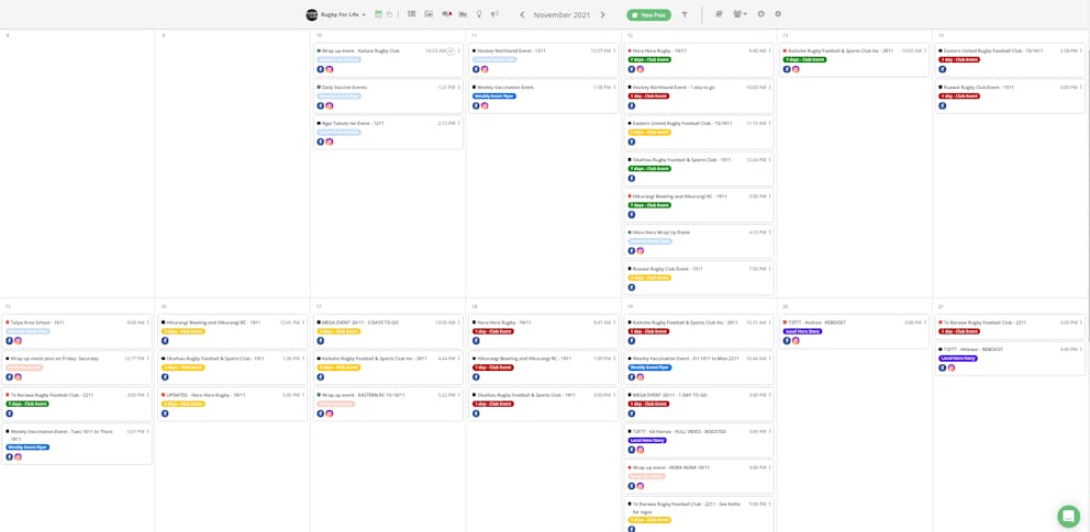 Creative 4 Loomly Scheduling Calendar